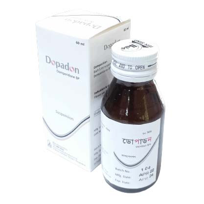 Pack Image: Dopadon 5 mg Suspension (60 ml bottle)