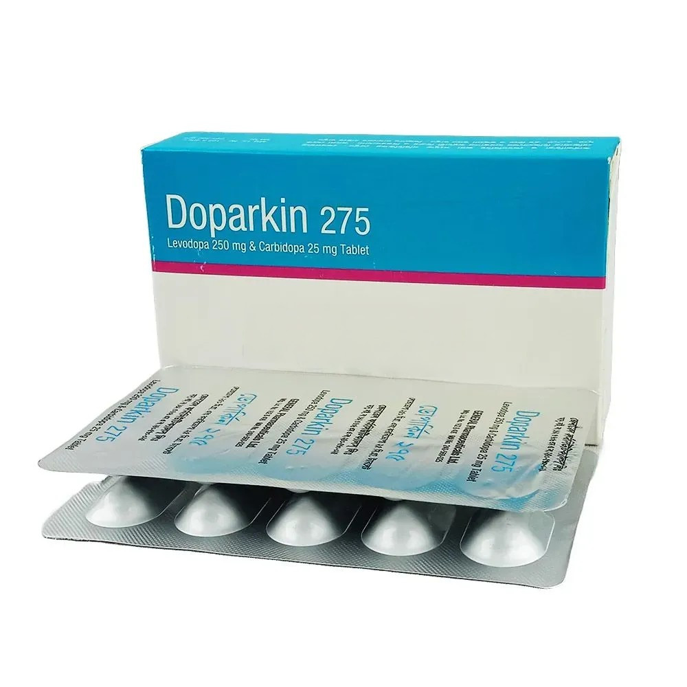 Pack Image: Doparkin 250 mg Tablet (3 x 10)