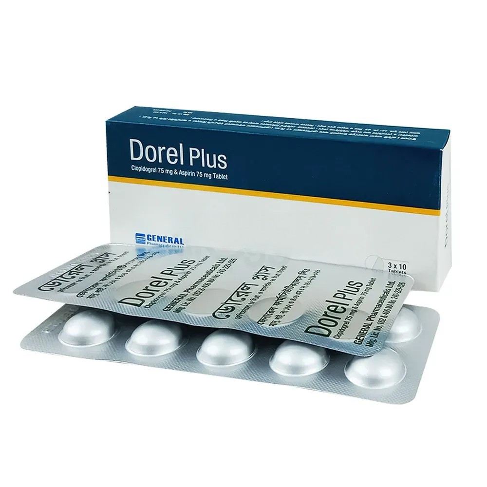 Pack Image: Dorel Plus 75 mg Tablet (3 x 10)