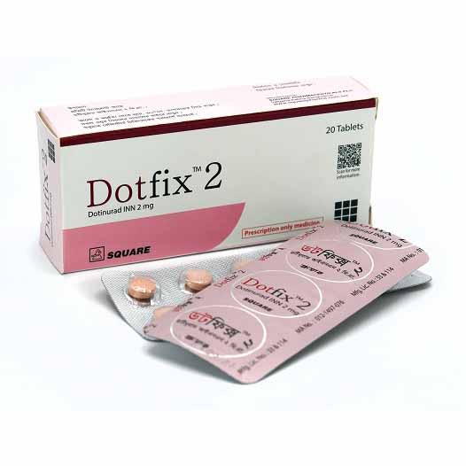 Pack Image: Dotfix 2 mg Tablet (2 x 10)