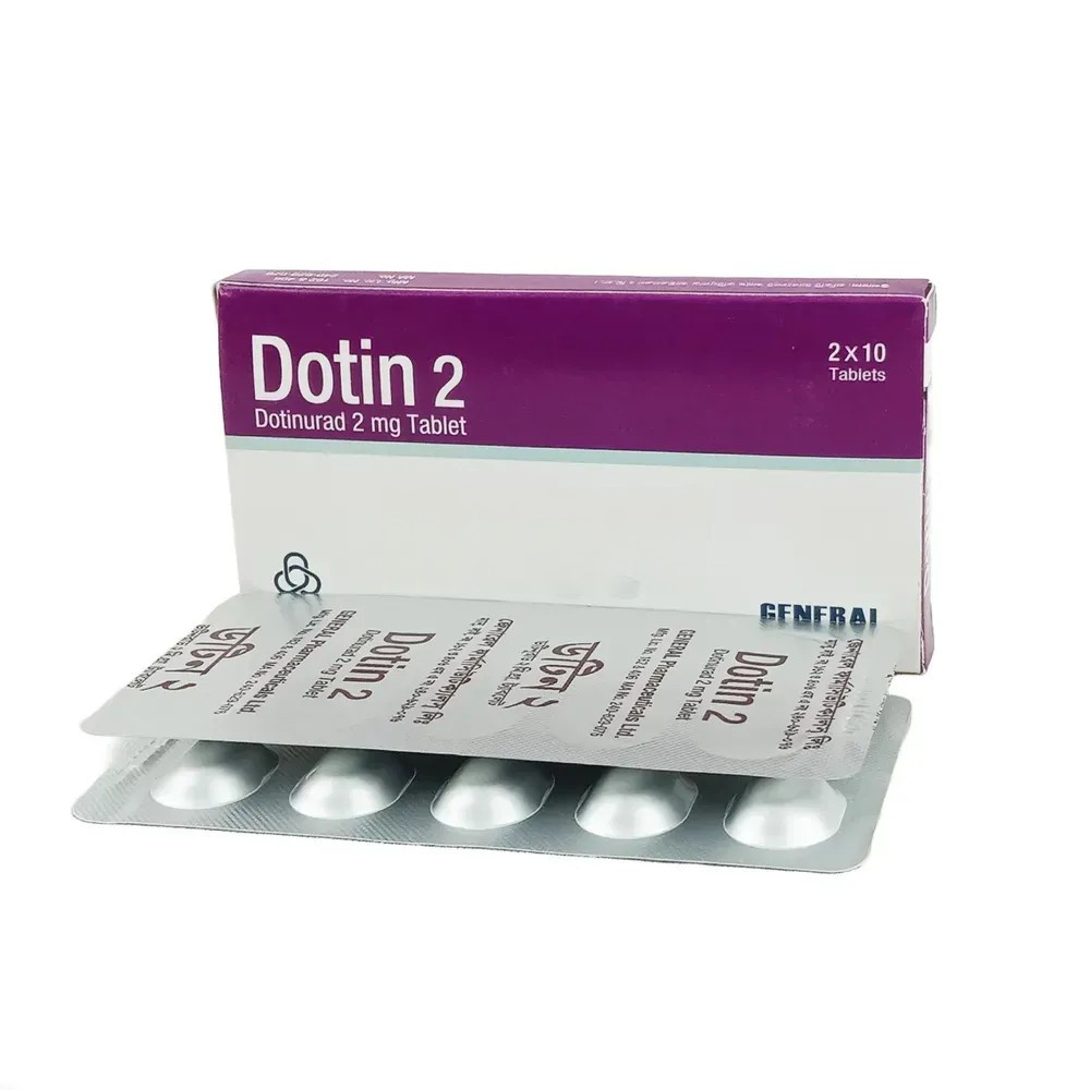 Pack Image: Dotin 2 mg Tablet (2 x 10)