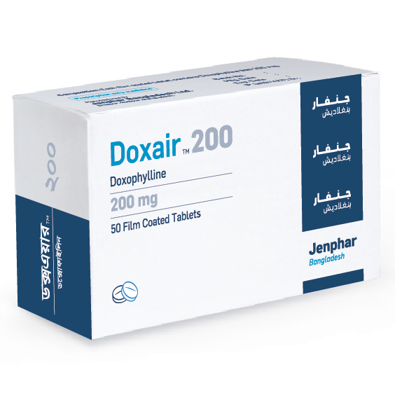 Pack Image: Doxair 200 mg Tablet (5 x 10)