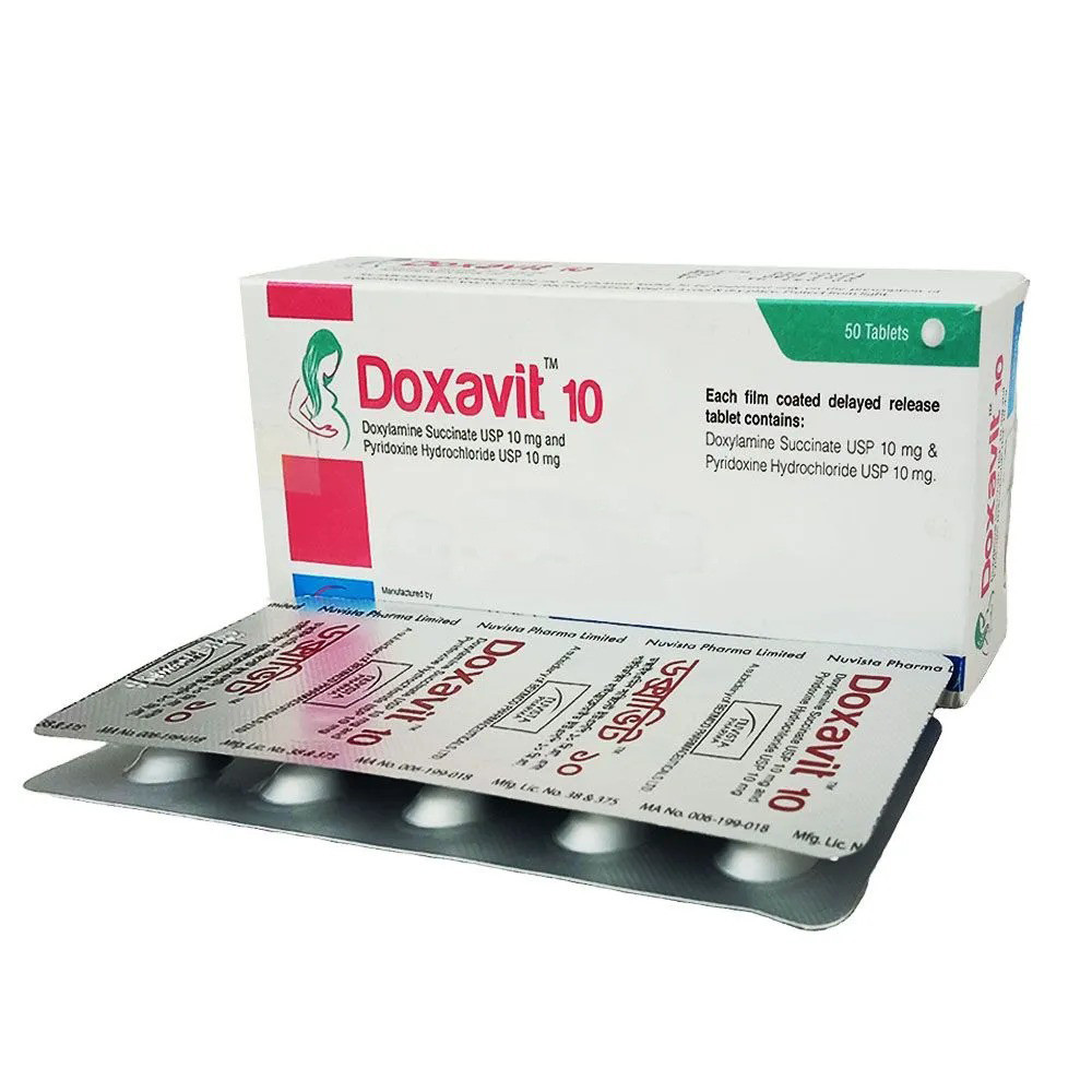 Pack Image: Doxavit 10 mg Tablet (5 x 10)