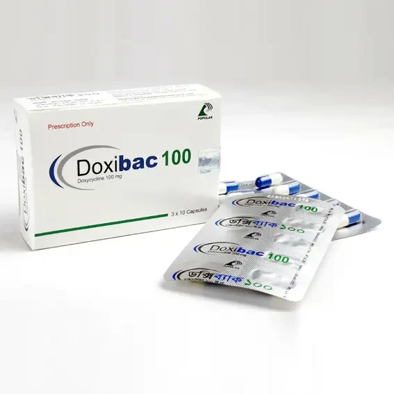 Pack Image: Doxibac 100 mg Capsule (3 x 10)