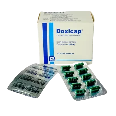 Pack Image: Doxicap 100 mg Capsule (10 x 10)