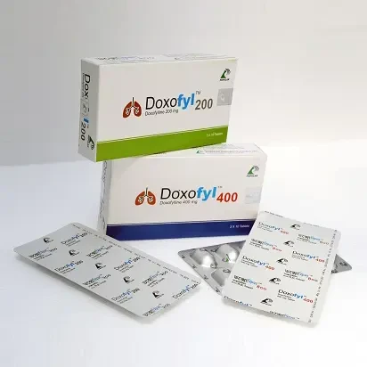 Pack Image: Doxofyl 400 mg Tablet (3 x 10)