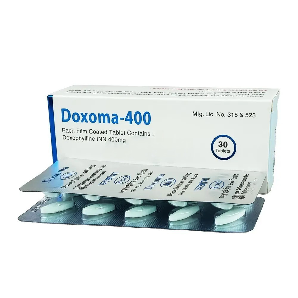 Pack Image: Doxoma 400 mg Tablet (3 x 10)