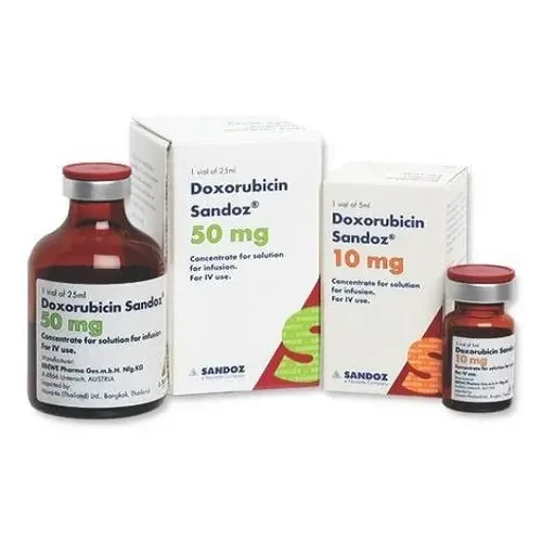 Pack Image: Doxorubicin SDZ 2 mg Injection (10 mg vial)