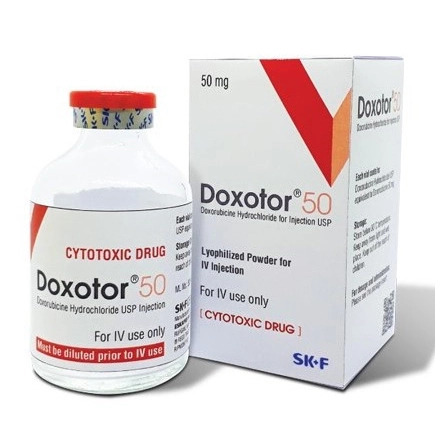 Pack Image: Doxotor 2 mg Injection (50 mg vial)