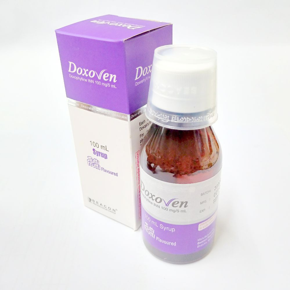 Pack Image: Doxoven 100 mg Syrup (100 ml bottle)