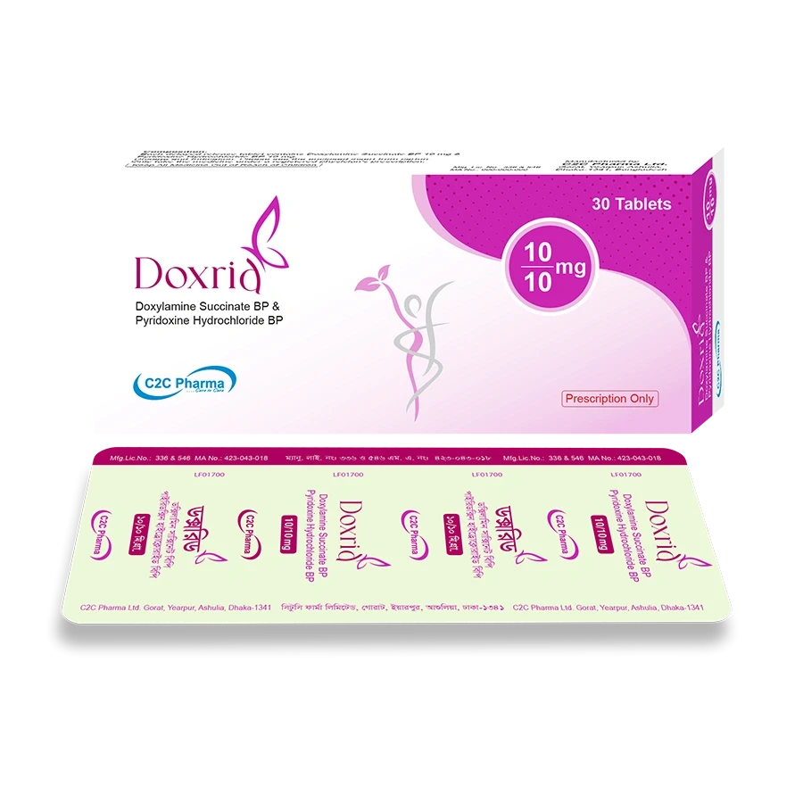 Pack Image: Doxrid 10 mg Tablet (3 x 10)