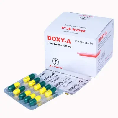 Pack Image: Doxy-A 100 mg Capsule (10 x 10)