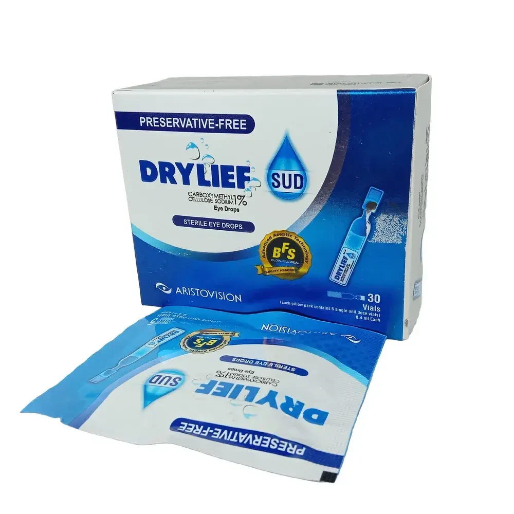 Pack Image: Drylief SUD 1% Eye Drop (0.4 ml pack)