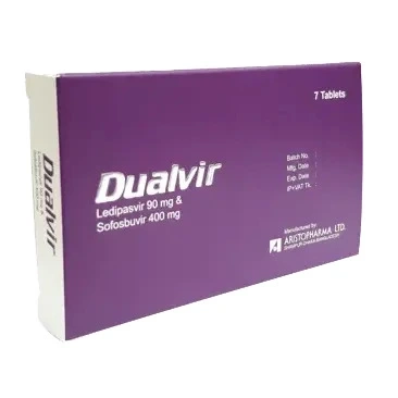 Pack Image: Dualvir 90 mg Tablet (1 x 7)