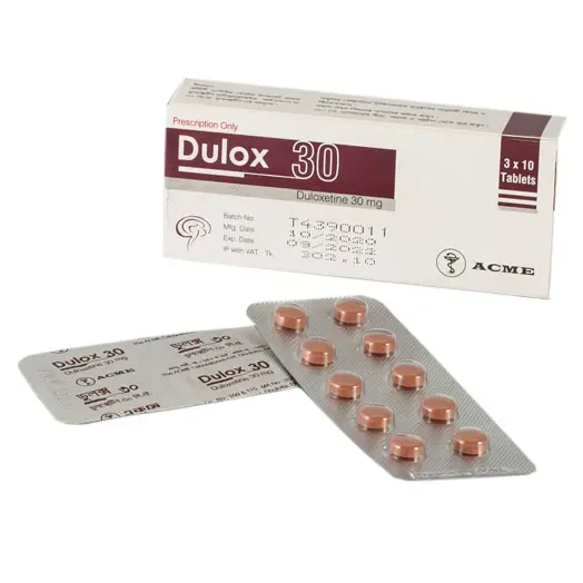 Pack Image: Dulox 30 mg Tablet (3 x 10)