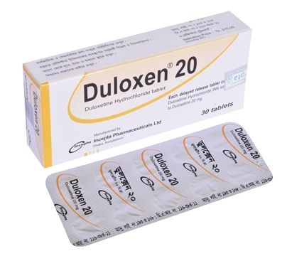 Pack Image: Duloxen 20 mg Tablet (3 x 10)