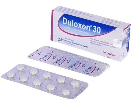 Pack Image: Duloxen 30 mg Tablet (3 x 10)