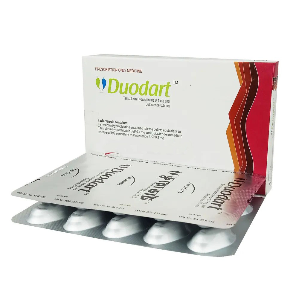 Pack Image: Duodart 0.4 mg Capsule (2 x 10)