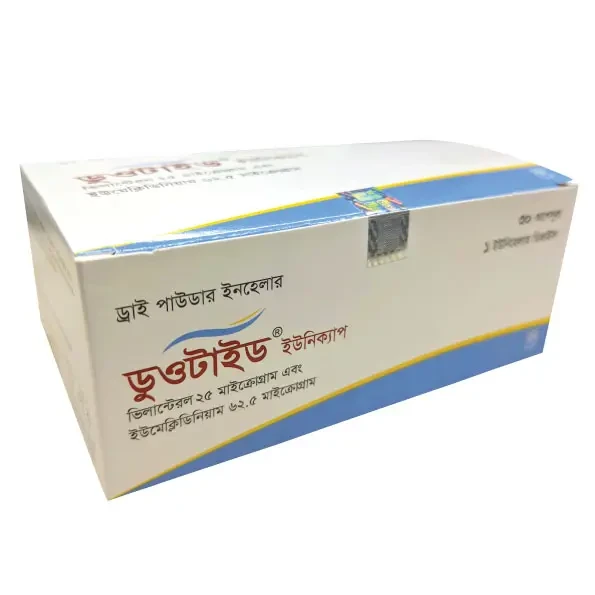 Pack Image: Duotide 25 mcg Inhalation Capsule (3 x 10)