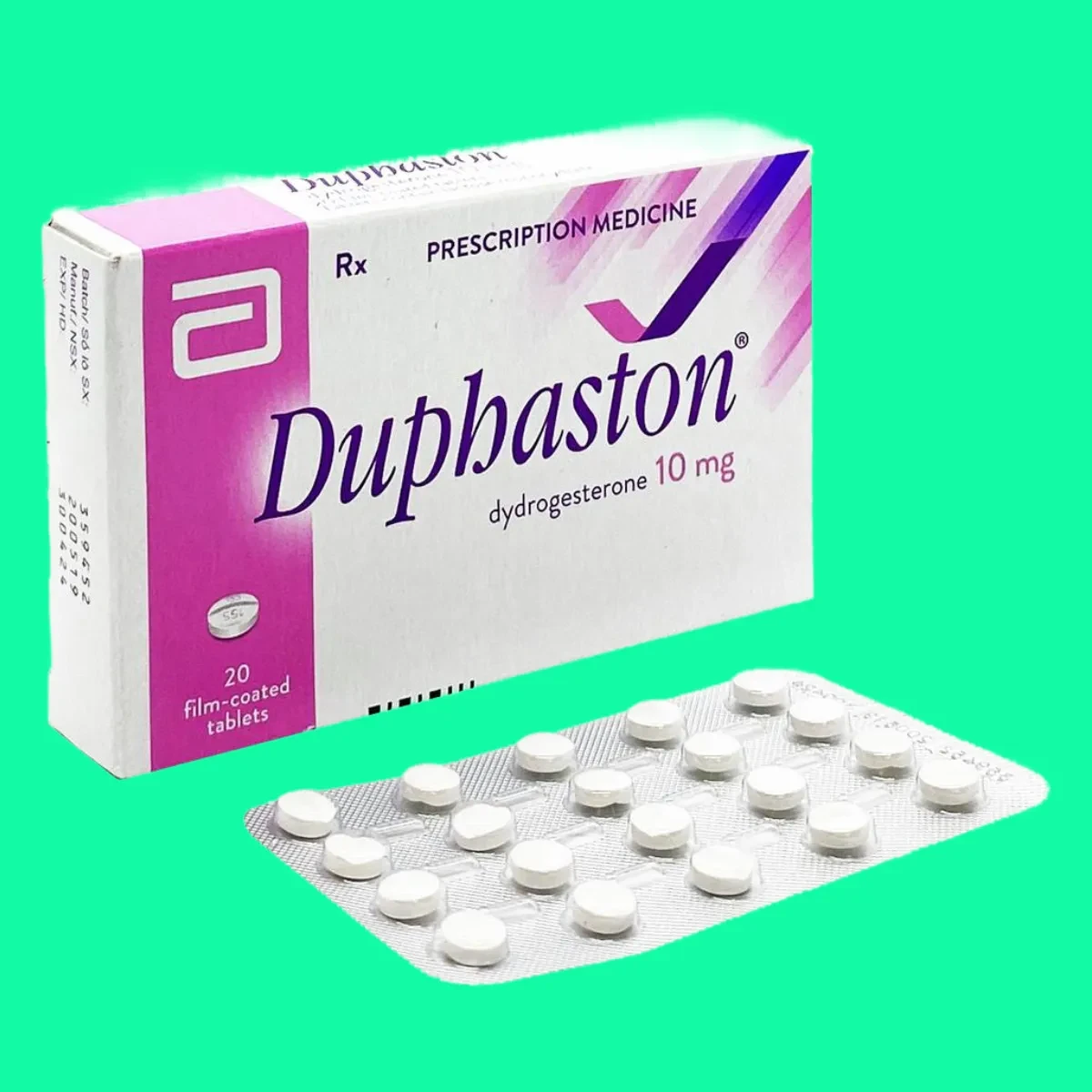 Pack Image: Duphaston 10 mg Tablet (1 x 20)