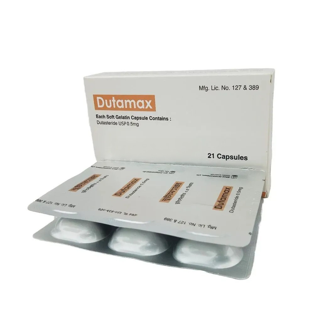 Pack Image: Dutamax 0.5 mg Capsule (3 x 7)
