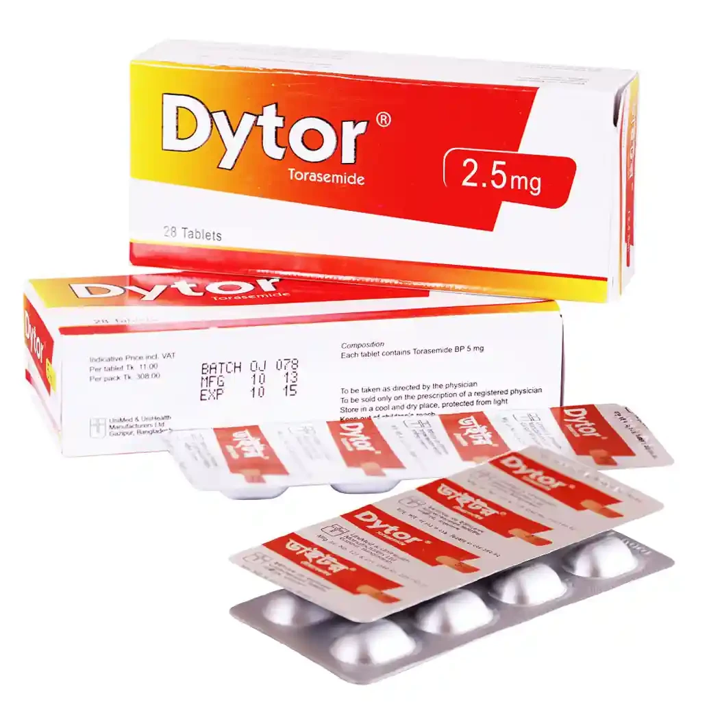 Pack Image: Dytor 2.5 mg Tablet (3 x 10)