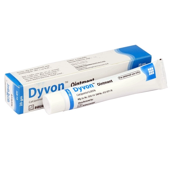 Pack Image: Dyvon 0.005% w Ointment (20 gm tube)