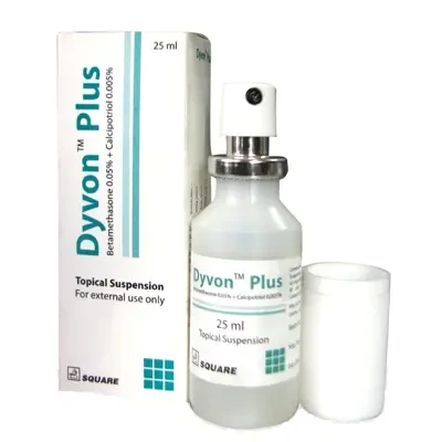 Pack Image: Dyvon Plus 0.05% 0.005% Suspension (25 ml bottle)