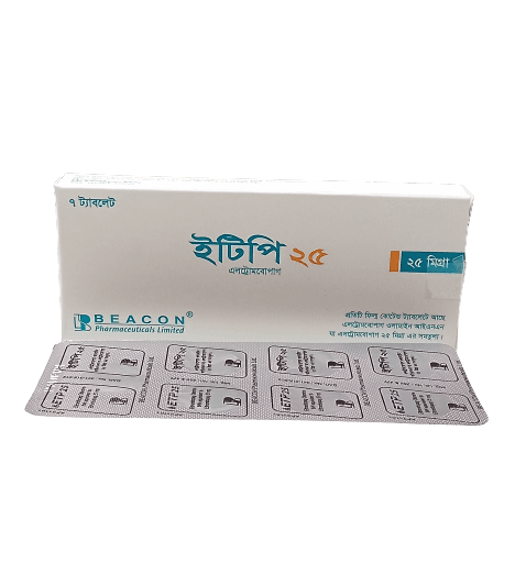 Pack Image: ETP 25 mg Tablet (1 x 7)