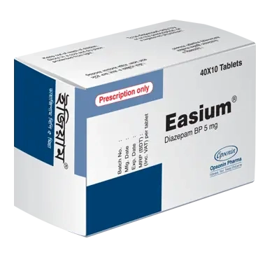 Pack Image: Easium 5 mg Tablet (10 x 40)