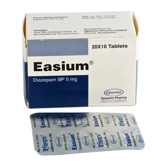 Pack Image: Easium 5 mg Tablet (10 x 40)