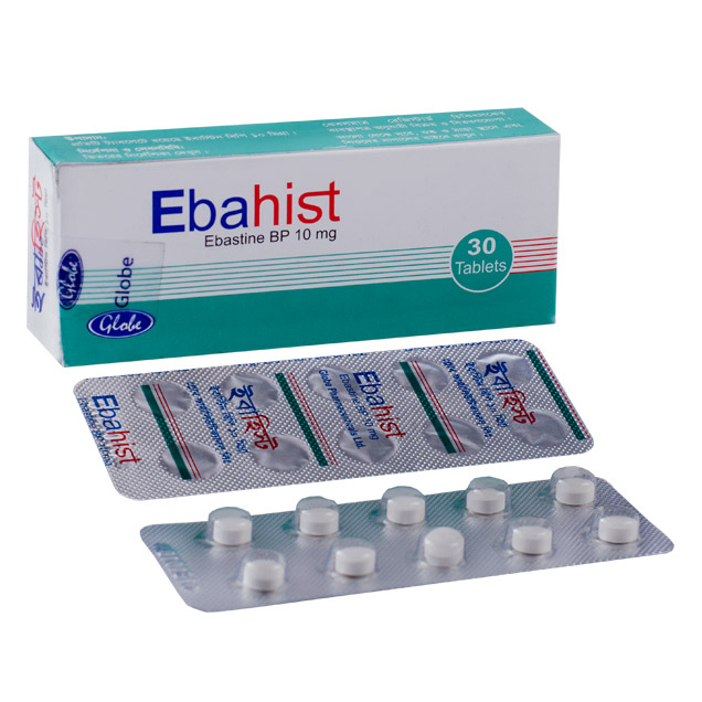 Pack Image: Ebahist 10 mg Tablet (3 x 10)