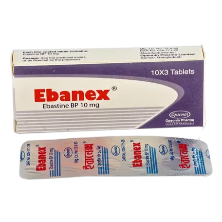 Pack Image: Ebanex 10 mg Tablet (3 x 14)