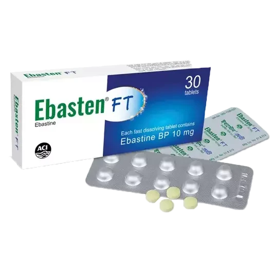Pack Image: Ebasten FT 10 mg Tablet (3 x 10)
