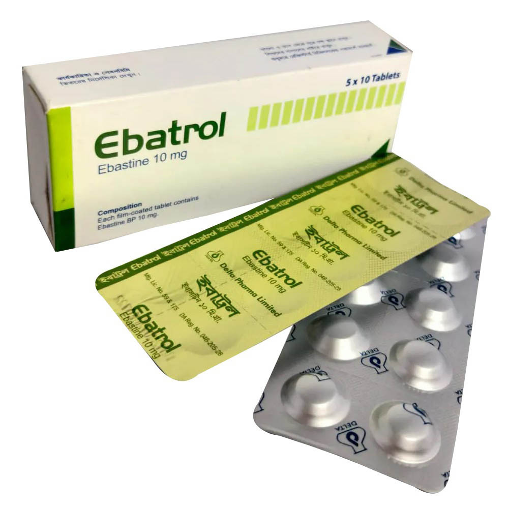 Pack Image: Ebatrol 10 mg Tablet (5 x 10)