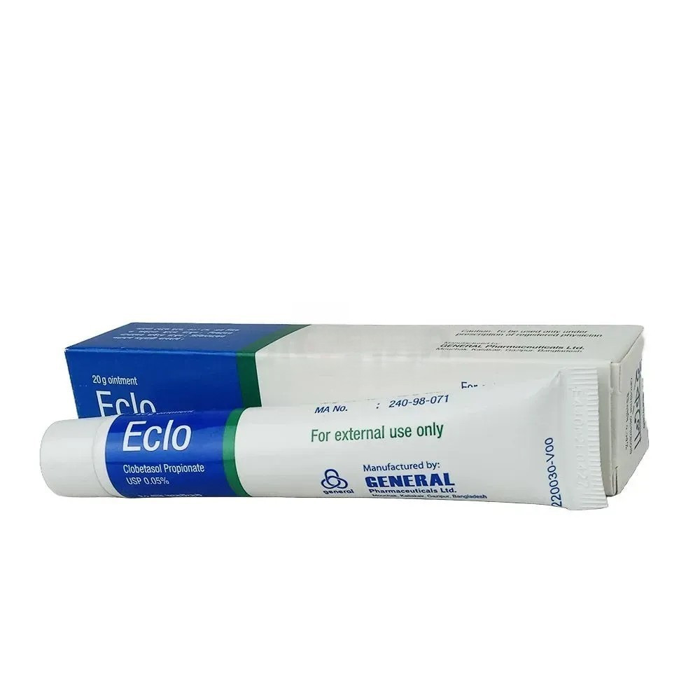 Pack Image: Eclo 0.05% Ointment (20 gm tube)