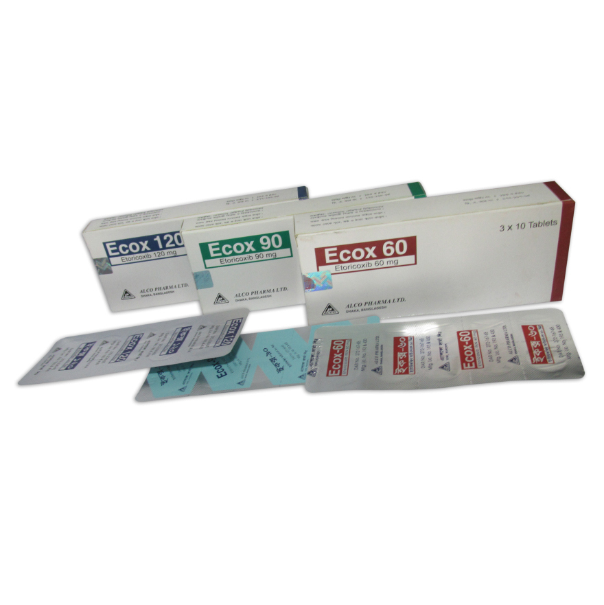 Pack Image: Ecox 120 mg Tablet (2 x 10)