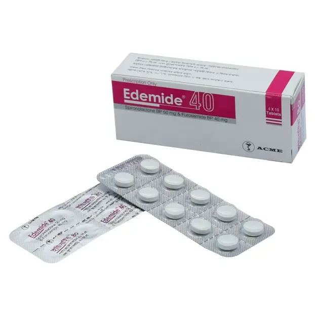 Pack Image: Edemide 40 mg Tablet (4 x 10)