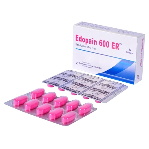 Pack Image: Edopain ER 600 mg Tablet (2 x 10)