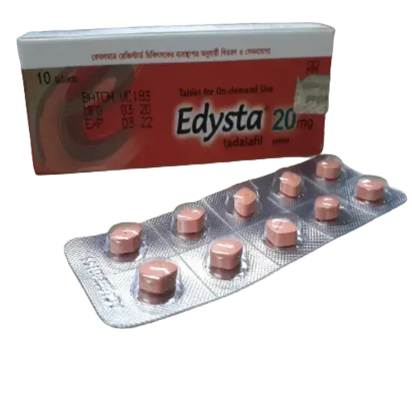 Pack Image: Edysta 20 mg Tablet (1 x 10)