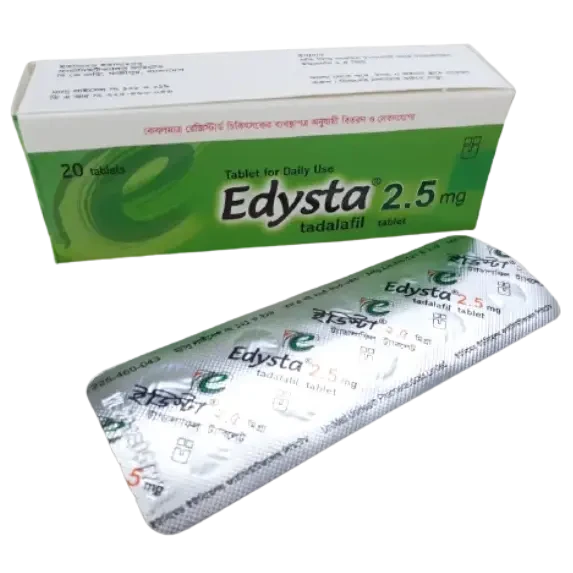 Pack Image: Edysta 2.5 mg Tablet (2 x 10)