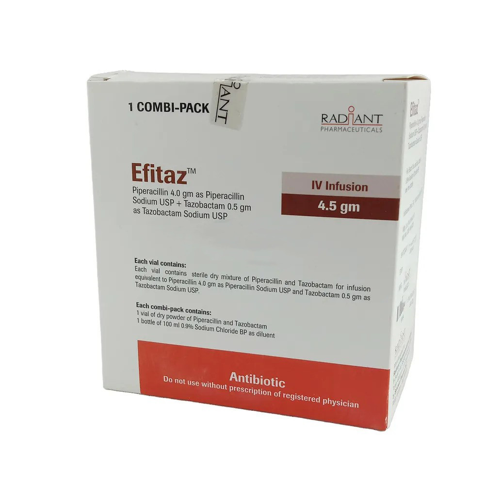 Pack Image: Efitaz (4 gm Injection (4.5 gm vial)
