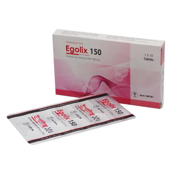 Pack Image: Egolix 150 mg Tablet (1 x 10)