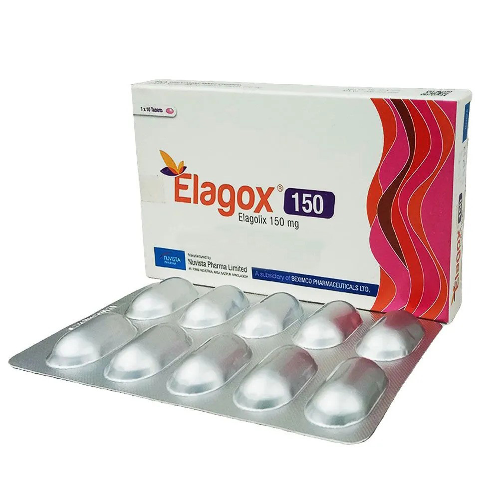 Pack Image: Elagox 150 mg Tablet (1 x 10)