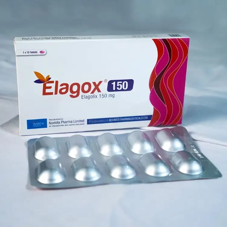 Pack Image: Elagox 150 mg Tablet (1 x 10)