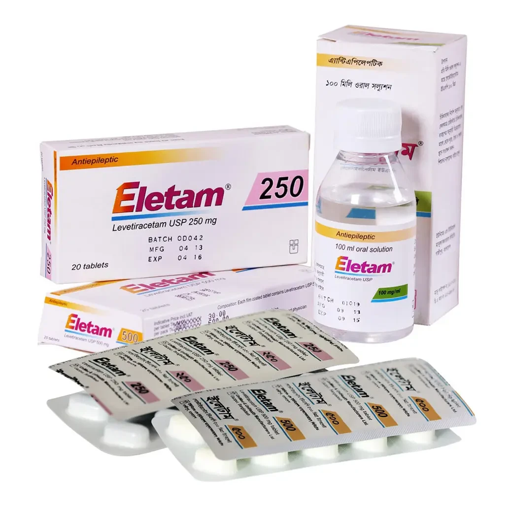 Pack Image: Eletam 500 mg Tablet (2 x 10)