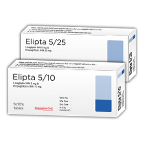 Pack Image: Elipta 25 mg Tablet (2 x 10)