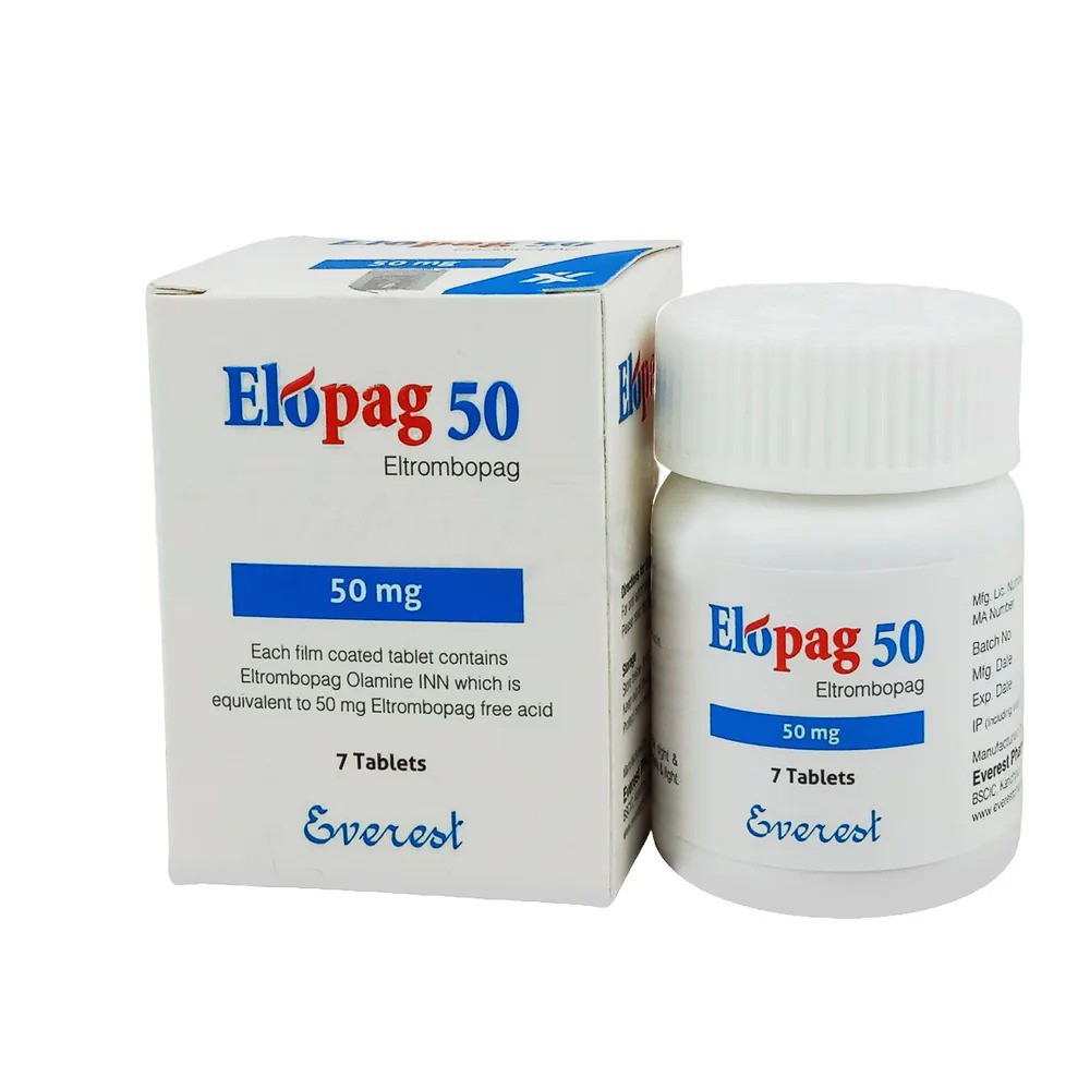 Pack Image: Elopag 50 mg Tablet (1 x 7)