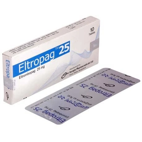 Pack Image: Eltropag 25 mg Tablet (1 x 10)