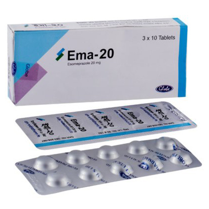 Pack Image: Ema 20 mg Tablet (3 x 10)